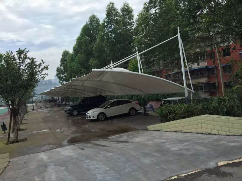 長壽江南中學膜結構車棚